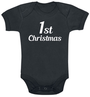 Slogans - Enfant - 1st Christmas - Body - Unisexe - noir