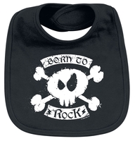 Slogans - Metal Kids - Born To Rock - Bavoir - Unisexe - noir