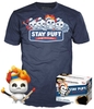 SOS Fantômes - Afterlife - Mini Puft (on fire) (GITD) - POP! & Tee - Funko Pop! - Homme - multicolor
