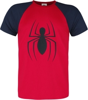 Spider-Man - Logo - T-Shirt Manches courtes - Homme - rouge bleu