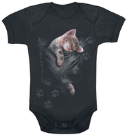 Spiral - Chaton Poche - Body - Femme - noir