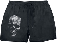 Splattered Skull - - Short de bain - Homme - noir