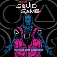 Squid Game - Wandkalender 2023 - Calendrier mural - Unisexe - multicolore