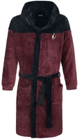Star Trek - Picard - Peignoir de bain - Homme - rouge noir