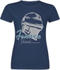 Star Wars - The Book Of Boba Fett - Fennec Shand - T-Shirt Manches courtes - Femme - bleu