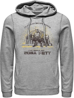 Star Wars - The Book Of Boba Fett - Legendary Bounty Hunter - Sweat-shirt à capuche - Homme - gris