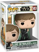 Star Wars - The Book Of Boba Fett - Luke Skywalker & Grogu Vinyl Figur 583 - Funko Pop! - Unisexe - multicolor