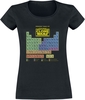 Star Wars - The Clone Wars - Periodic Table - T-Shirt Manches courtes - Femme - noir