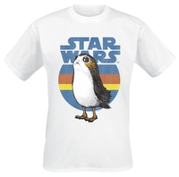 Star Wars - The Last Jedi - Porg - T-Shirt Manches courtes - Homme - blanc