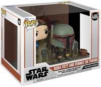 Star Wars - The Mandalorian - Boba Fett und Fennec on Throne (Pop Moments) Vinyl Figur 486 - Funko Pop! - Unisexe - multicolor