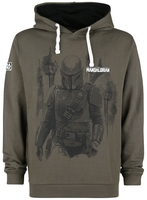 Star Wars - The Mandalorian - Bounty Hunter - Sweat-shirt à capuche - Homme - kaki