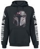 Star Wars - The Mandalorian - Dark Warrior - Sweat-shirt à capuche - Homme - noir