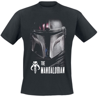 Star Wars - The Mandalorian - Dark Warrior - T-Shirt Manches courtes - Homme - noir
