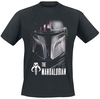Star Wars - The Mandalorian - Dark Warrior - T-Shirt Manches courtes - Homme - noir