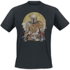 Star Wars - The Mandalorian - Distressed Warrior - T-Shirt Manches courtes - Homme - noir