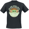 Star Wars - The Mandalorian - Eat. Sleep. Levitate. Repeat. - Grogu - T-Shirt Manches courtes - Homme - noir