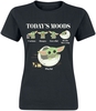 Star Wars - The Mandalorian - Grogu - Humeurs - T-Shirt Manches courtes - Femme - noir