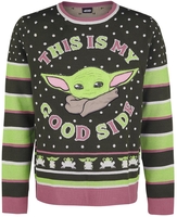 Star Wars - The Mandalorian - Grogu - Pull de Noël - Homme - multicolore