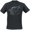 Star Wars - The Mandalorian - Grogu - T-Shirt Manches courtes - Homme - noir