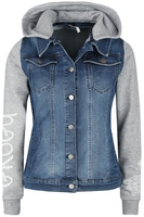 Star Wars - The Mandalorian - Grogu - Veste en Jean - Femme - bleu gris