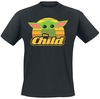 Star Wars - The Mandalorian - Grogu Retro - T-Shirt Manches courtes - Homme - noir