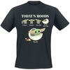 Star Wars - The Mandalorian - Grogu Today`s Moods - T-Shirt Manches courtes - Homme - noir