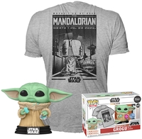 Star Wars - The Mandalorian - Grogu with Cookie POP! & Tee - Funko Pop! - Homme - multicolor