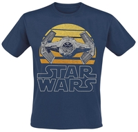 Star Wars - TIE - T-Shirt Manches courtes - Homme - bleu