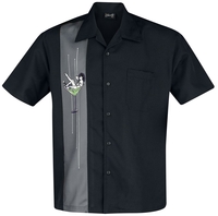 Steady Clothing - Martini Girl - Chemise manches courtes - Homme - noir gris