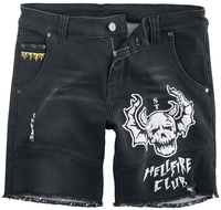 Stranger Things - Hellfire Club - Short - Homme - jean foncé