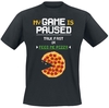 Talk Fast Or Feed Me Pizza - Talk Fast Or Feed Me Pizza - T-Shirt Manches courtes - Homme - noir