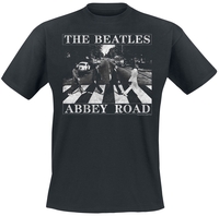 The Beatles - Abbey Road Distressed - T-Shirt Manches courtes - Homme - noir