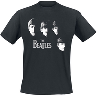 The Beatles - Faces - T-Shirt Manches courtes - Homme - noir
