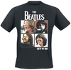 The Beatles - Let it be - T-Shirt Manches courtes - Homme - noir