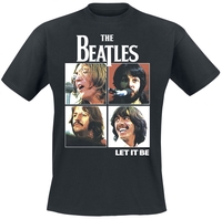 The Beatles - Let it be - T-Shirt Manches courtes - Homme - noir