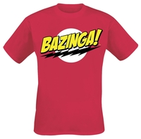 The Big Bang Theory - Bazinga - T-Shirt Manches courtes - Homme - rouge