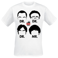 The Big Bang Theory - Doctors & Mr. - T-Shirt Manches courtes - Homme - blanc