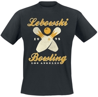 The Big Lebowski - Bowling - 1998 - Los Angeles - T-Shirt Manches courtes - Homme - noir