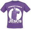 The Big Lebowski - Nobody Fools The Jesus - T-Shirt Manches courtes - Homme - lilas