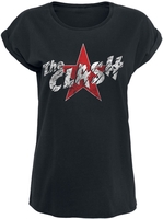 The Clash - Star Logo - T-Shirt Manches courtes - Femme - noir