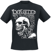 The Exploited - Mohican Skull - T-Shirt Manches courtes - Homme - noir