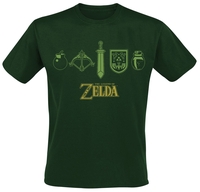 The Legend Of Zelda - Quest Essentials - T-Shirt Manches courtes - Homme - vert