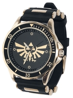 The Legend Of Zelda - Triforce Doré - Montres bracelets - Unisexe - noir or