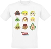 The Legend Of Zelda - Wind Waker Faces - T-Shirt Manches courtes - Homme - blanc