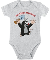 The Little Mole - Enfants - Taupe - Body - Unisexe - gris chiné