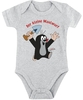 The Little Mole - Enfants - Taupe - Body - Unisexe - gris chiné