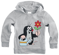 The Little Mole - Enfants - Taupe - Sweat-Shirt à capuche - Femme - gris chiné