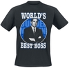 The Office - World`s Best Boss - T-Shirt Manches courtes - Homme - noir