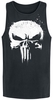 The Punisher - Logo Crâne Graffiti - Débardeur - Homme - noir
