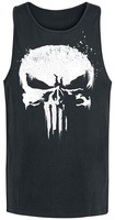 The Punisher - Logo Crâne Graffiti - Débardeur - Homme - noir